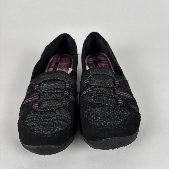 DANSKIN NOW Gray/Pink Memory Foam Sneakers, Slip-On, Size 9, Non-Marking - Picture 2 of 6